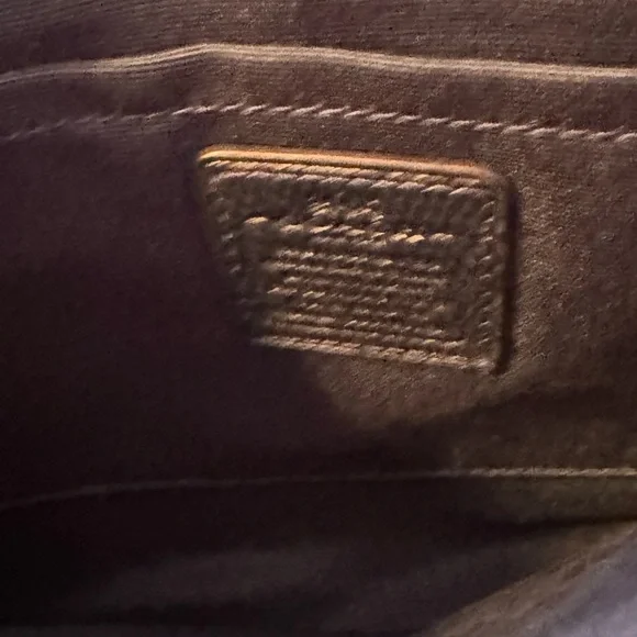 Coach Blue and Black Shoulder Bag - Picture 8 of 10